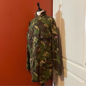 Seyntex Men’s Dutch Camo Woodland Camouflage Hunt  Military Field Parka Jacket
